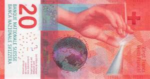 Schweiz 20 Franken 2015